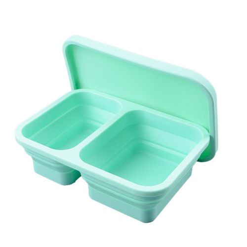 Reusable Pizza Storage Container with  Microwavable Serving Trays - Adjustable Pizza Slice Container to Organize & Save Space - BPA Free, Microwave, &
