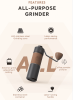 hand shaking coffee bean grinder bean bin large capacity 30g N gear grinding control coffee powder specifications sharp pure steel core 38mm taper kni