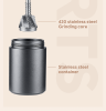 hand shaking coffee bean grinder bean bin large capacity 30g N gear grinding control coffee powder specifications sharp pure steel core 38mm taper kni