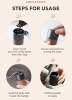 hand shaking coffee bean grinder bean bin large capacity 30g N gear grinding control coffee powder specifications sharp pure steel core 38mm taper kni