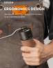 hand shaking coffee bean grinder bean bin large capacity 30g N gear grinding control coffee powder specifications sharp pure steel core 38mm taper kni