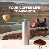 hand shaking coffee bean grinder bean bin large capacity 30g N gear grinding control coffee powder specifications sharp pure steel core 38mm taper kni